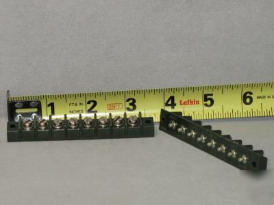 8 x terminal barrier strip, nos, cinch type, strips