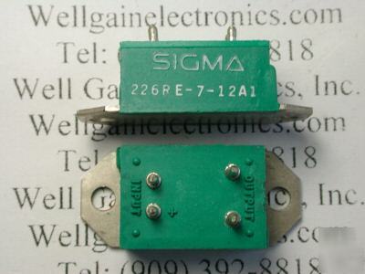 New sigma 226RE-7-12A1 solid state relay 12A 120VAC 