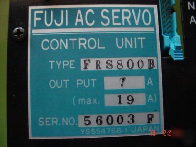 New fuji ac servo control unit frs 800B FRS800B - 