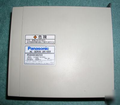 Panasonic minas MSD083A2XX ac servo drive 750 watt