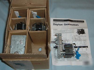 New dayton gearmotors - lot of 4 - - 4Z147