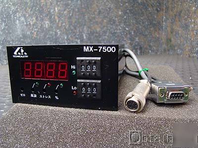 Technical & try mx-7500 weight/pressure amp & indicator