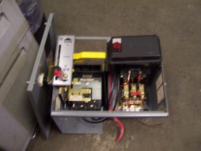 Square d size 2 motor control bucket w/ 30 amp breaker