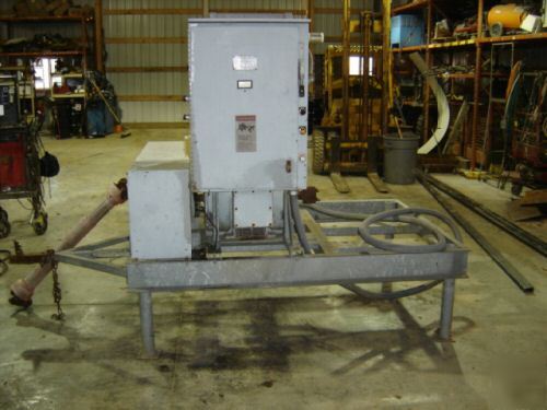 Tractor pto powered irrigation / sawmill electric motor