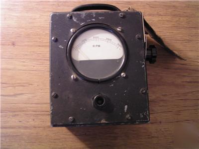 Vintage diagnostic tachometer from the '40's or '50's