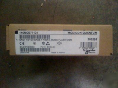  modicon quantum ethernet module # 140NOE77101
