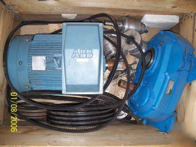 Abb 50HP 50 hp electric motor benzlers gearbox 5,56:1