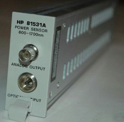 Agilent /hp 81531A optical power senser for 8153A/8163A
