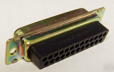 Amp tyco d-subminiature connector 25 contact # 205208-1