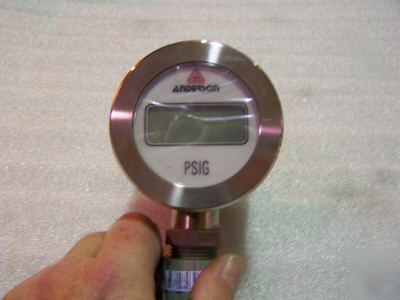 Anderson sanitary pressure transmitter stainless steel
