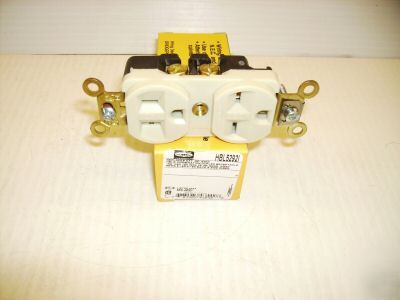 Hubbell receptacle HBL5292I 15 amp 5-15R/6-15R 125/250