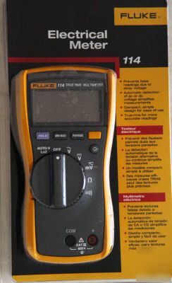 New fluke electrical meter 114 true rms multimeter * *