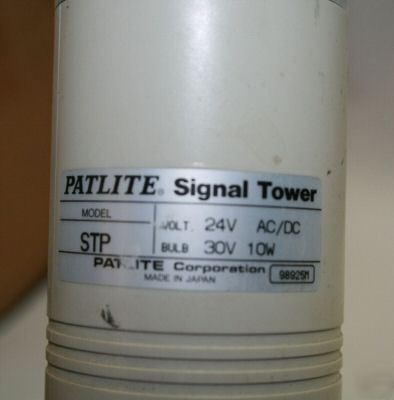 Patlite signal tower stp w / pole & mounting bracket