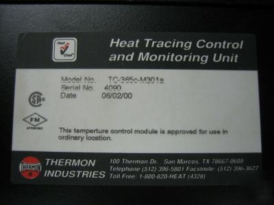 Thermon tc 365C control/monitoring module TC365C
