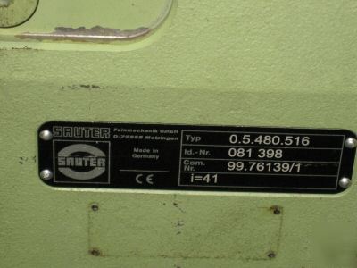 Sauter cnc turret drive 0.5.480.516 