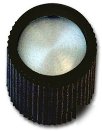 Control panel knob 075 black gloss d-shaft knobs 25 pc.