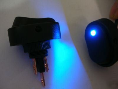 100, car/boat fog blue led light illuminat switch,B20D