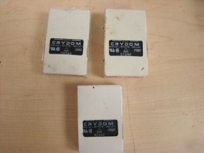 (3) crydom solid state relay D1240 / A2440 , =