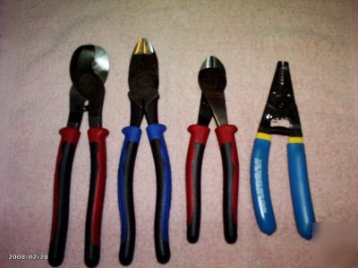 New klein tool lot of 4 pieces