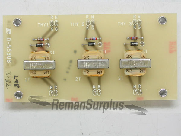 Reliance electric 0-55306 printed circuit driver card