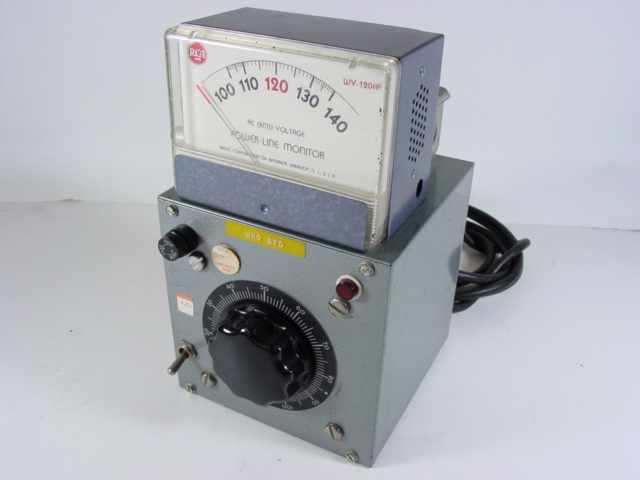Variable variac rca powerline monitor wv-120A 115 volt 