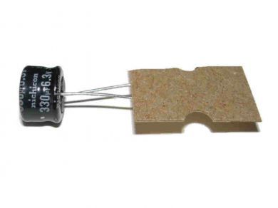 15X radial electrolytic capacitor 330UF/6.3V
