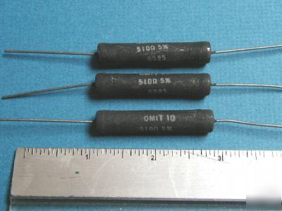 510 ohm 5% @ 10 watts ww power resistor s (20 pcs)