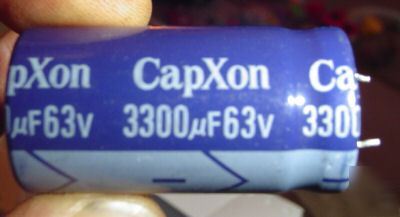 Capxon 63V 3300UF capacitor 6PCS
