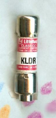 Littelfuse kldr-1-1/2 time delay fuse 1.5 amp 600 volt