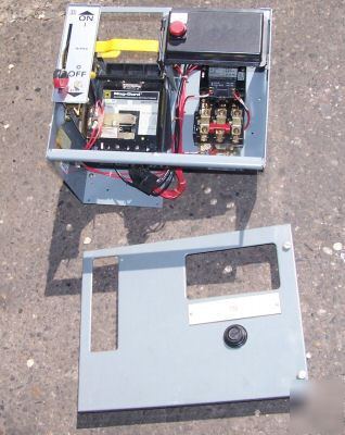 Square d size 1 motor control bucket w/ 15 amp breaker 