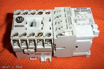 2 allen bradley 700DC-MB400 control relay warranty lnc