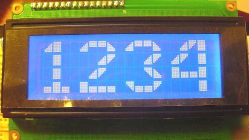Basic stamp serial/parallel 4X20 lcd w/ blue backlight
