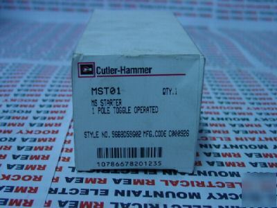 Cutler hammer manual starter MST01 1 pole toggle op 
