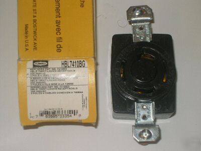 New hubbell HBL7410BG 20A 125V outlet receptacle