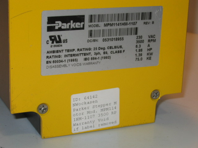 New parker mpm series stepper motor MPM1141HM-1107