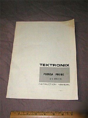 ***tektronix P6053A probe manual***