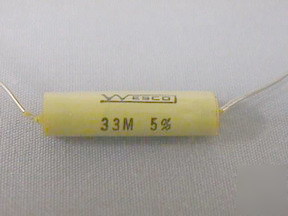 40 vintage wesco .095UF Â±5% 50V mylar capacitors