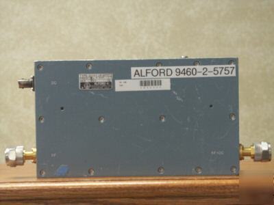 Alford 9460-2-5757 coaxial dc modulator, 1-3 ghz