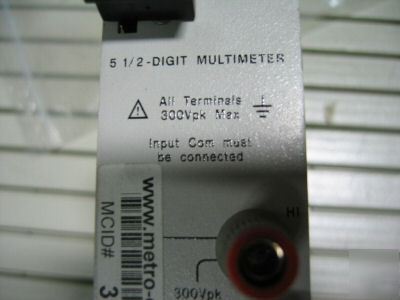 Hp agilent 75000 5-1/2 digit voltmeter module