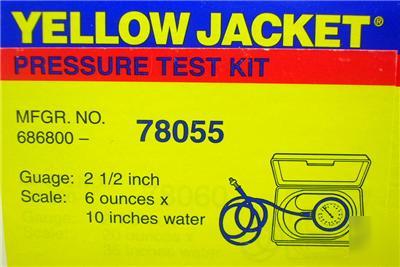 New yellow jacket gas pressure test kit 78055 in box