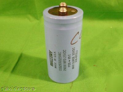 Mallory 29000 mfd 25 vdc capacitor