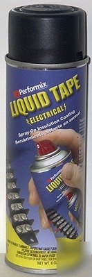 New sprayable liquid electrical tape - black - 6 oz. - 