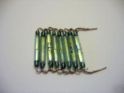 Reed glass magnetic switch 20MM rhodium open cont 20PCS