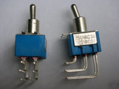 10, dpdt on/on right angle solder panel pcb switch,BC5