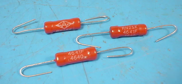 10 mil spec RN25X 1% 4.64K 1W precision film resistors