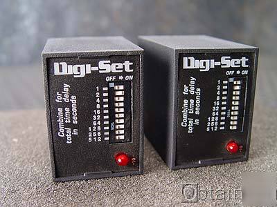 2 ea TDB120AL time delay relay digi-set entrelec ssac