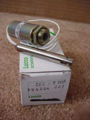 (2)lucas ledex 195204-227 pull tubular solenoids 