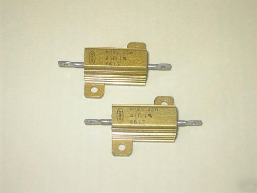 20 ohm 25 watt power resistor gold alum metal case NH25