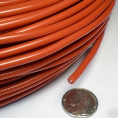 35FT. 15KVDC 17AWG red high voltage wire cable stranded