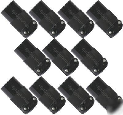 New hubbell 5269CM2 10 pack 15A female edison connector 